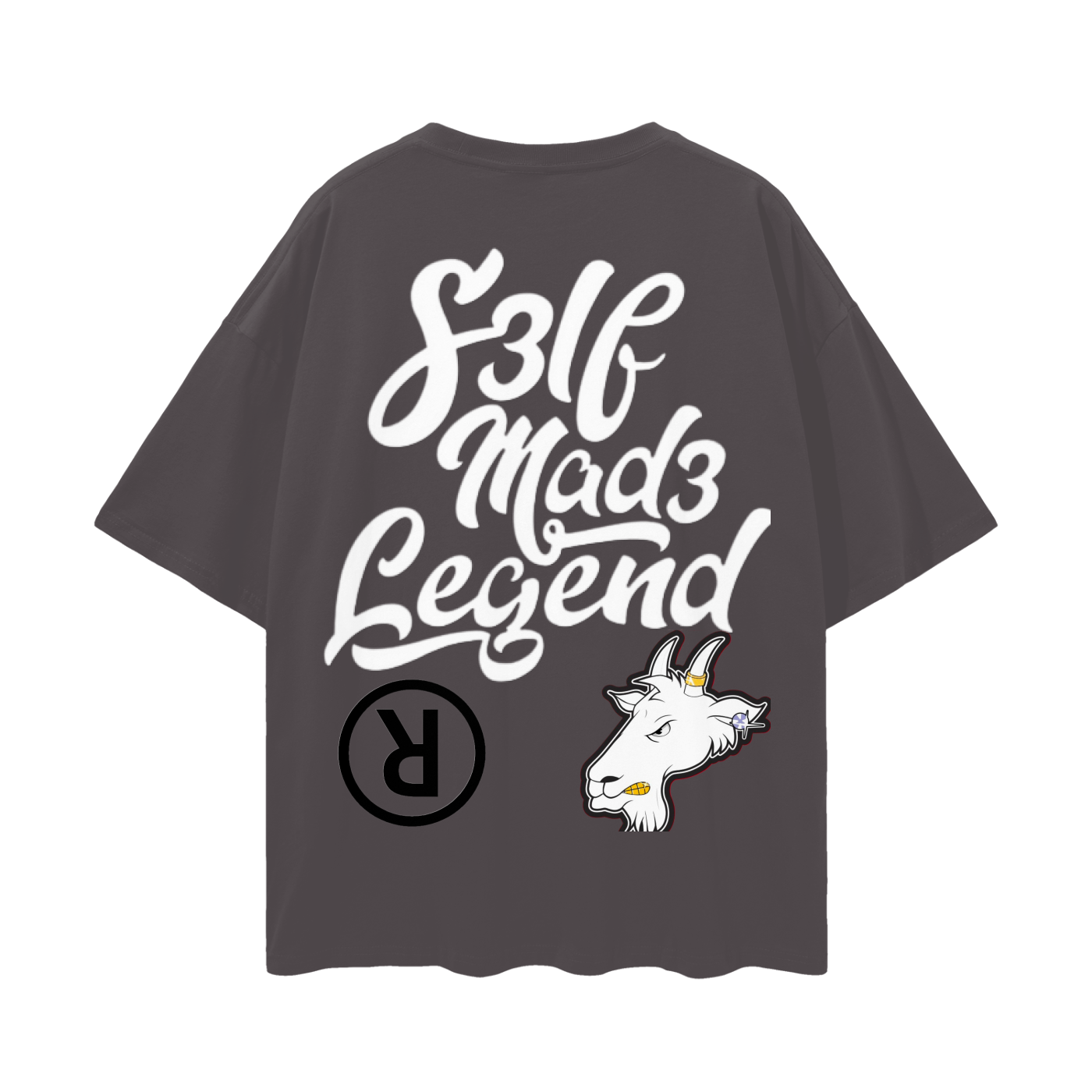 SML®️🐐 Oversize Deep Drop Shoulder Tee - 190 GSM