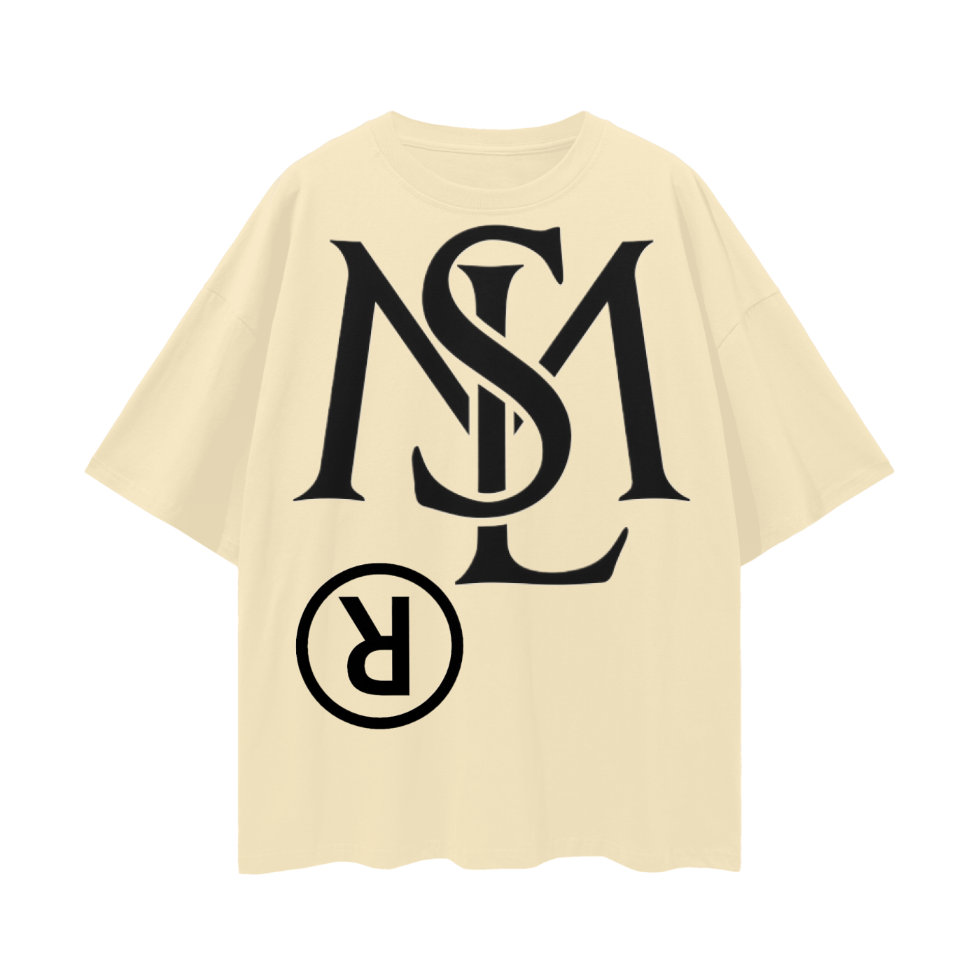 SML®️🐐 Oversize Deep Drop Shoulder Tee - 190 GSM