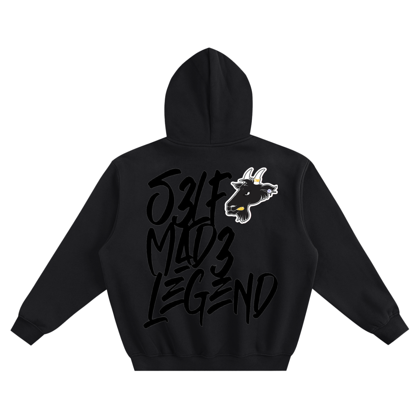 SML®️🐐Fleeced Boxy Hoodie
