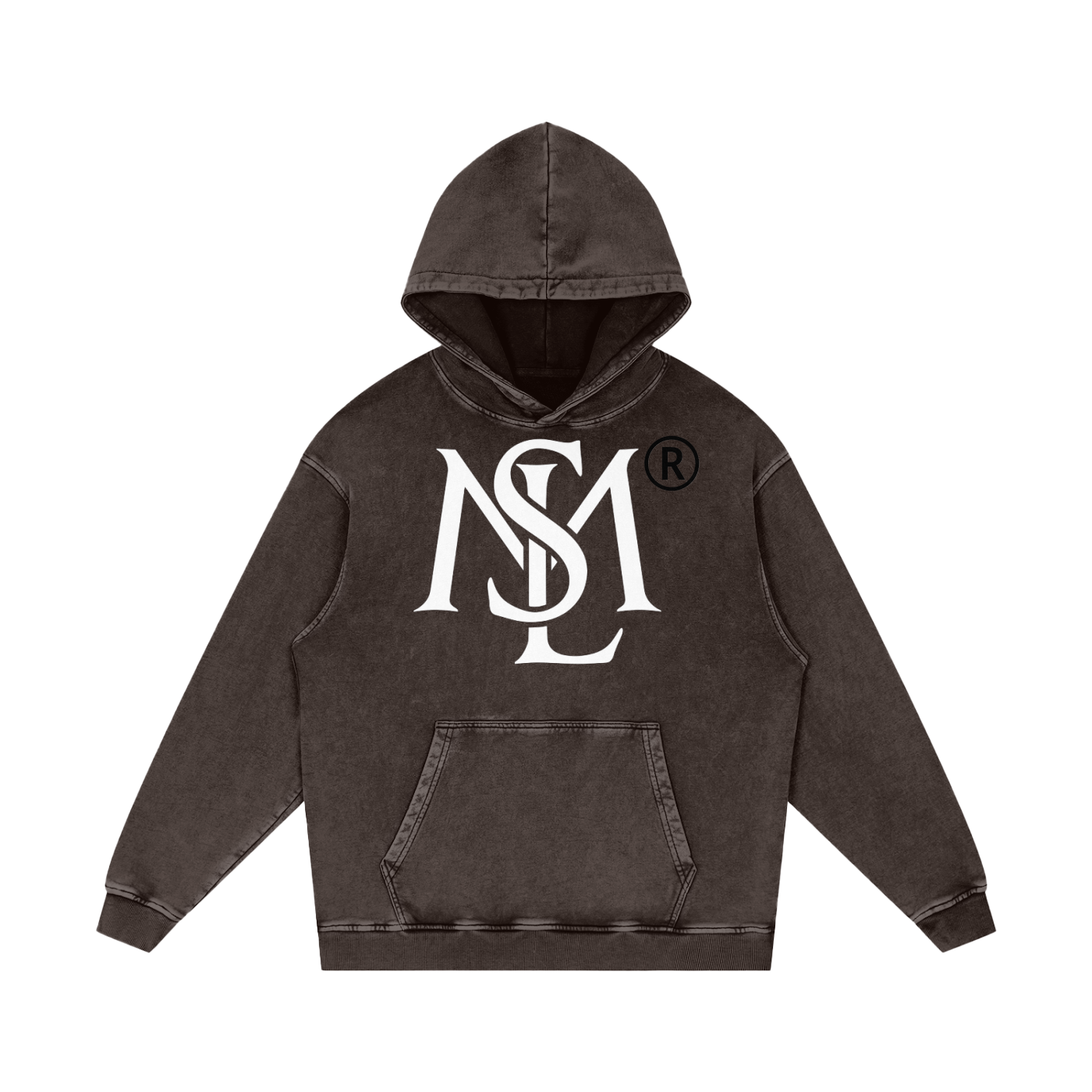 SML®️🐐Snow Washed Loose Cotton Hoodie