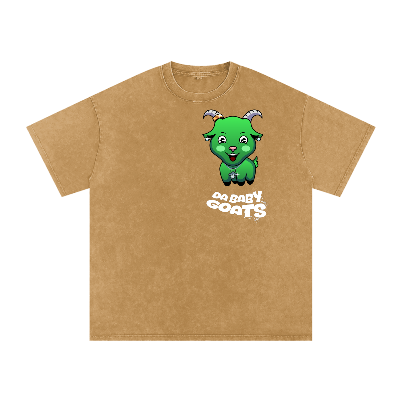 DA BABY GOATS®️🐐 Adult Acid Wash Oversize T-Shirt - 250 GSM