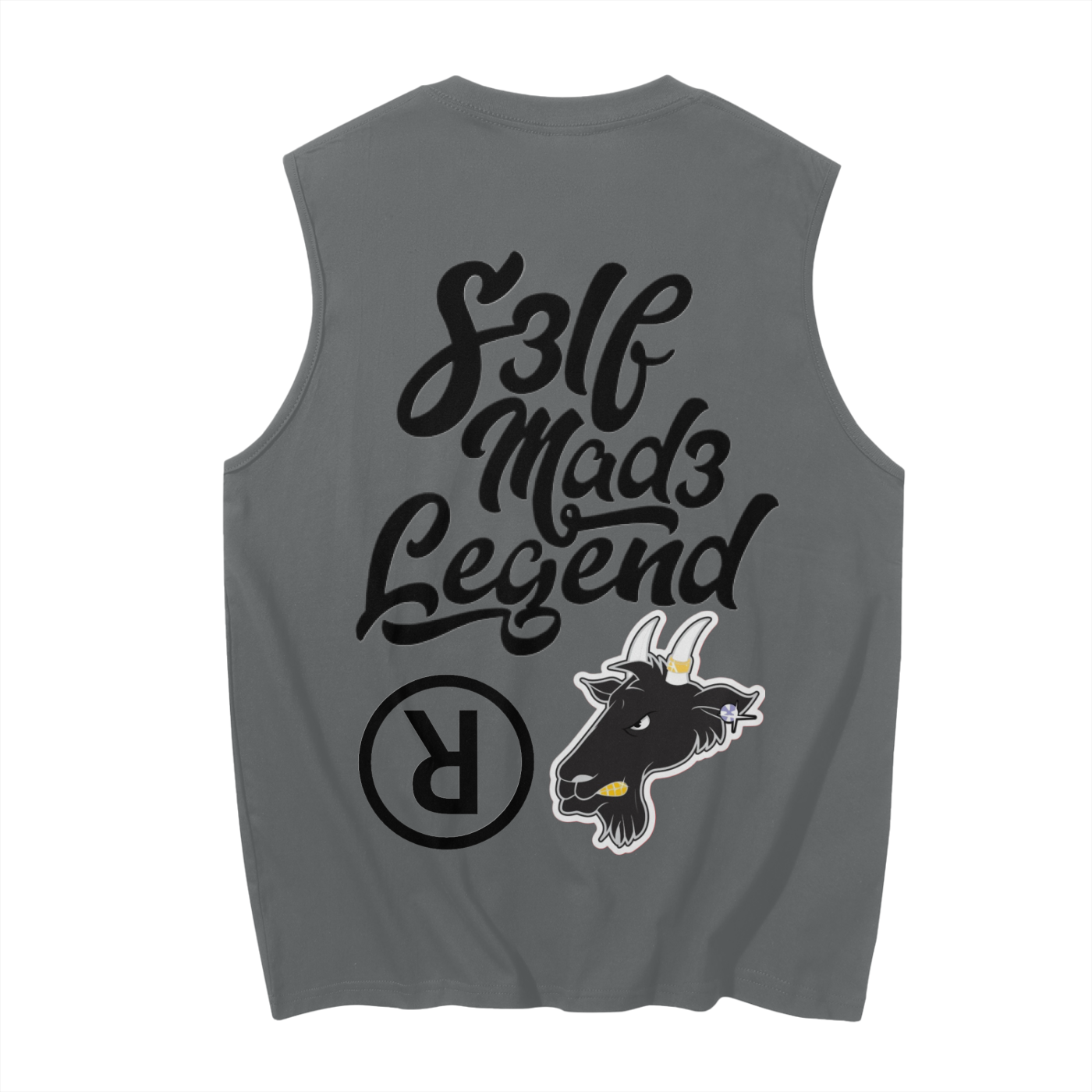 SML®️🐐 Sleeveless Tank Top - 230 GSM