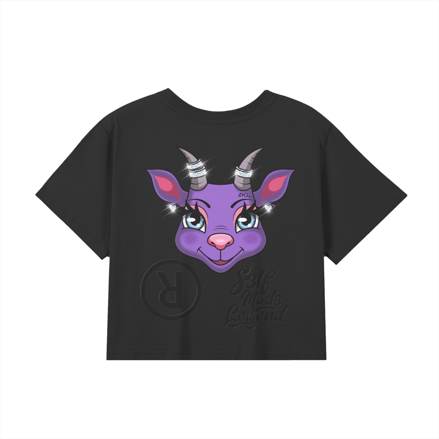 SML®️🐐 crop top Seamless T-Shirt