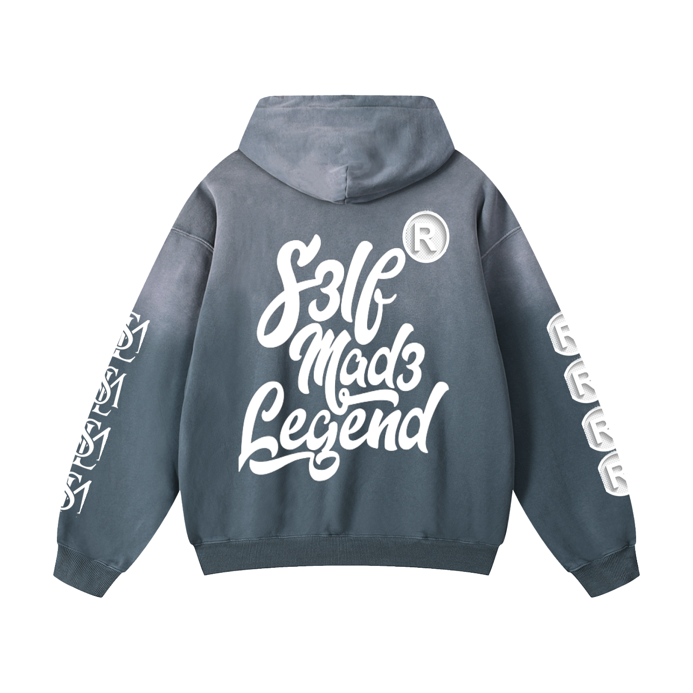 SML®️🐐Heavyweight Sunfade Oversized Hoodie