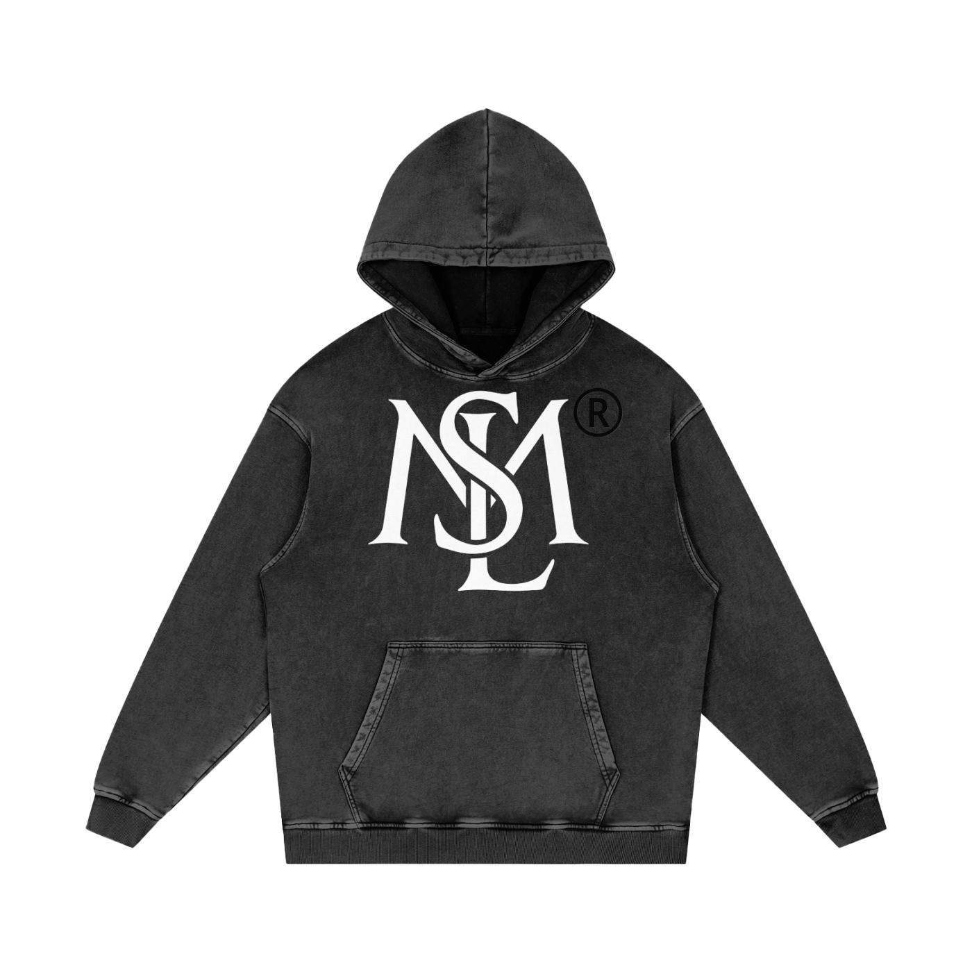 SML®️🐐Snow Washed Loose Cotton Hoodie