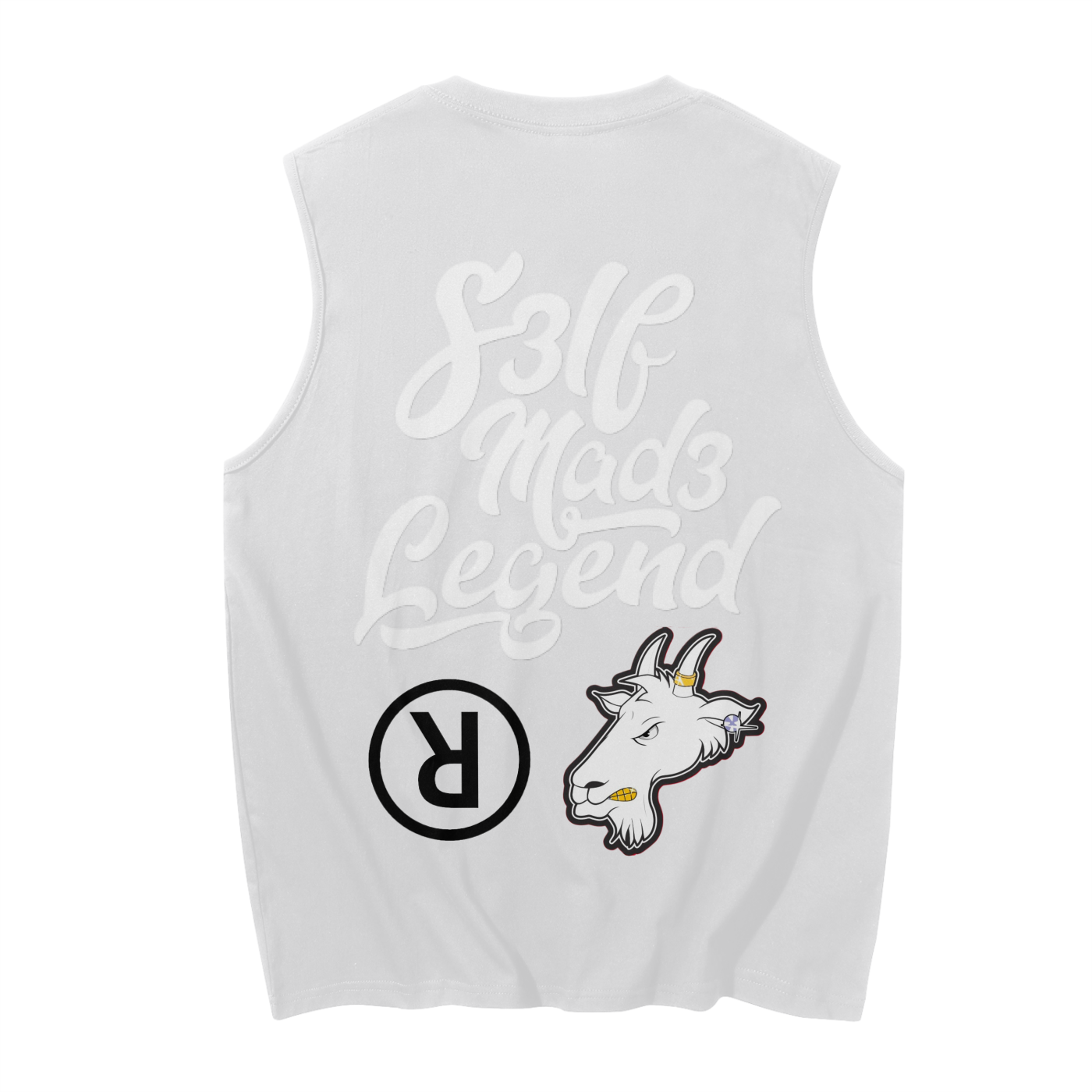 SML®️🐐 Sleeveless Tank Top - 230 GSM