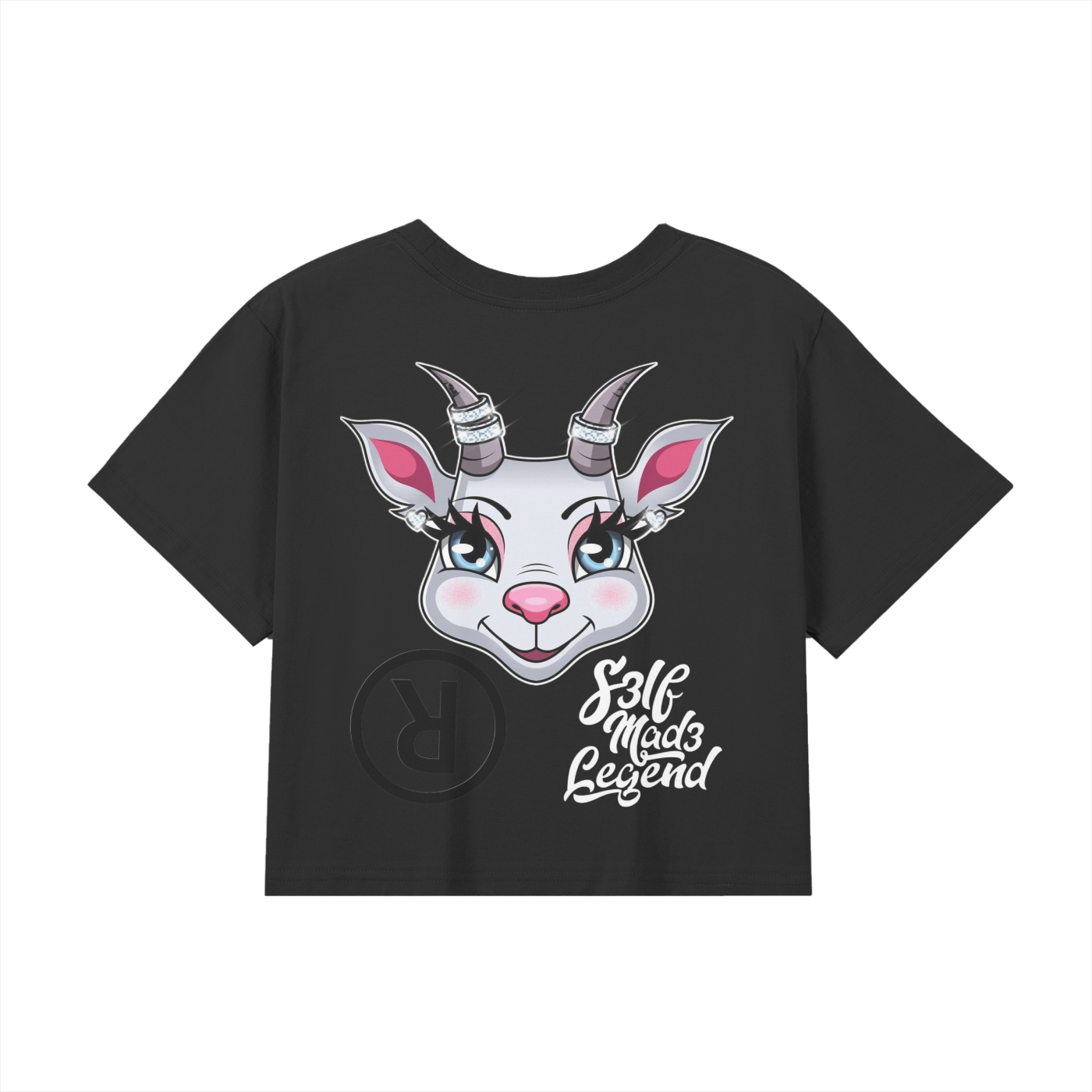 SML®️🐐 Crop Top T-Shirt