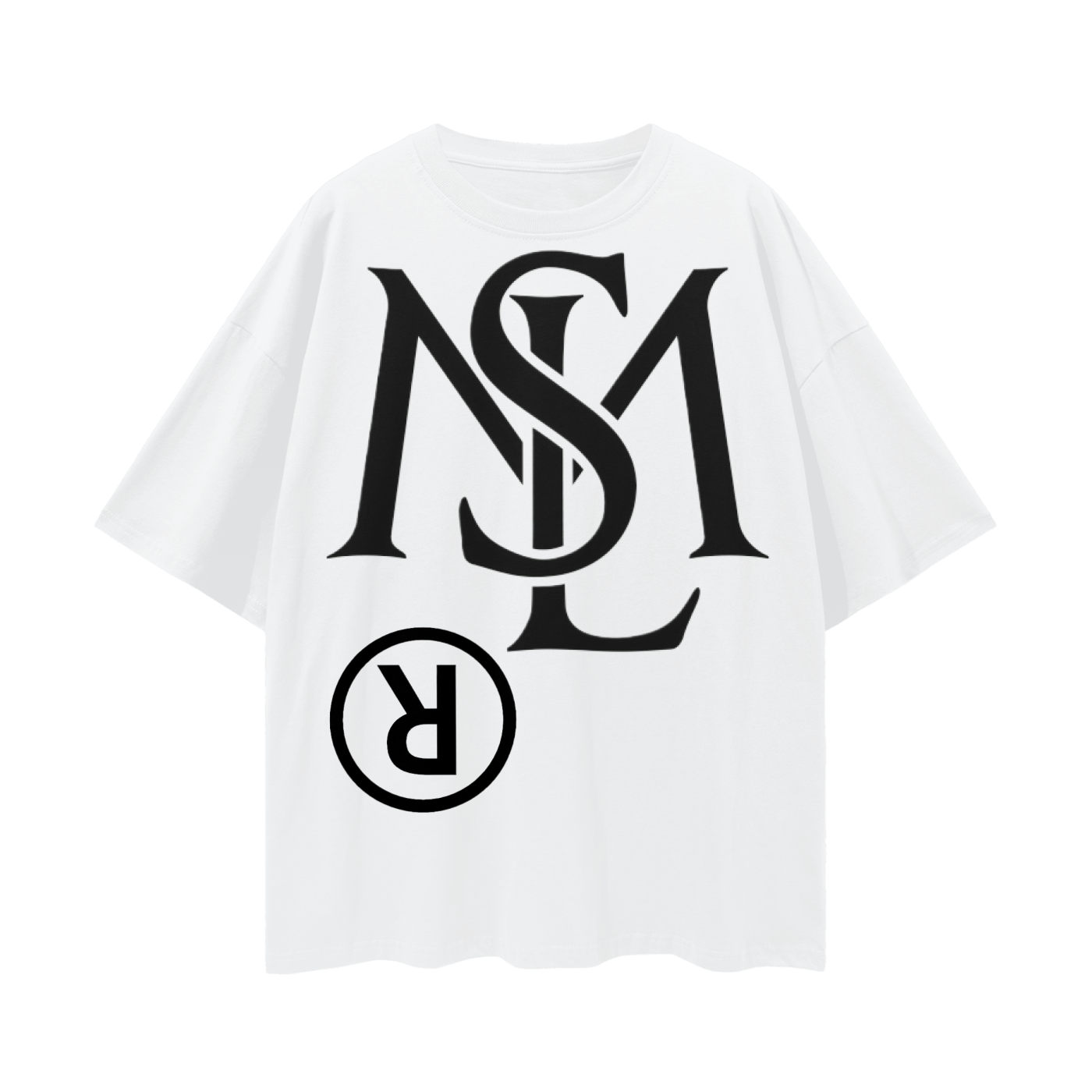 SML®️🐐 Oversize Deep Drop Shoulder Tee - 190 GSM
