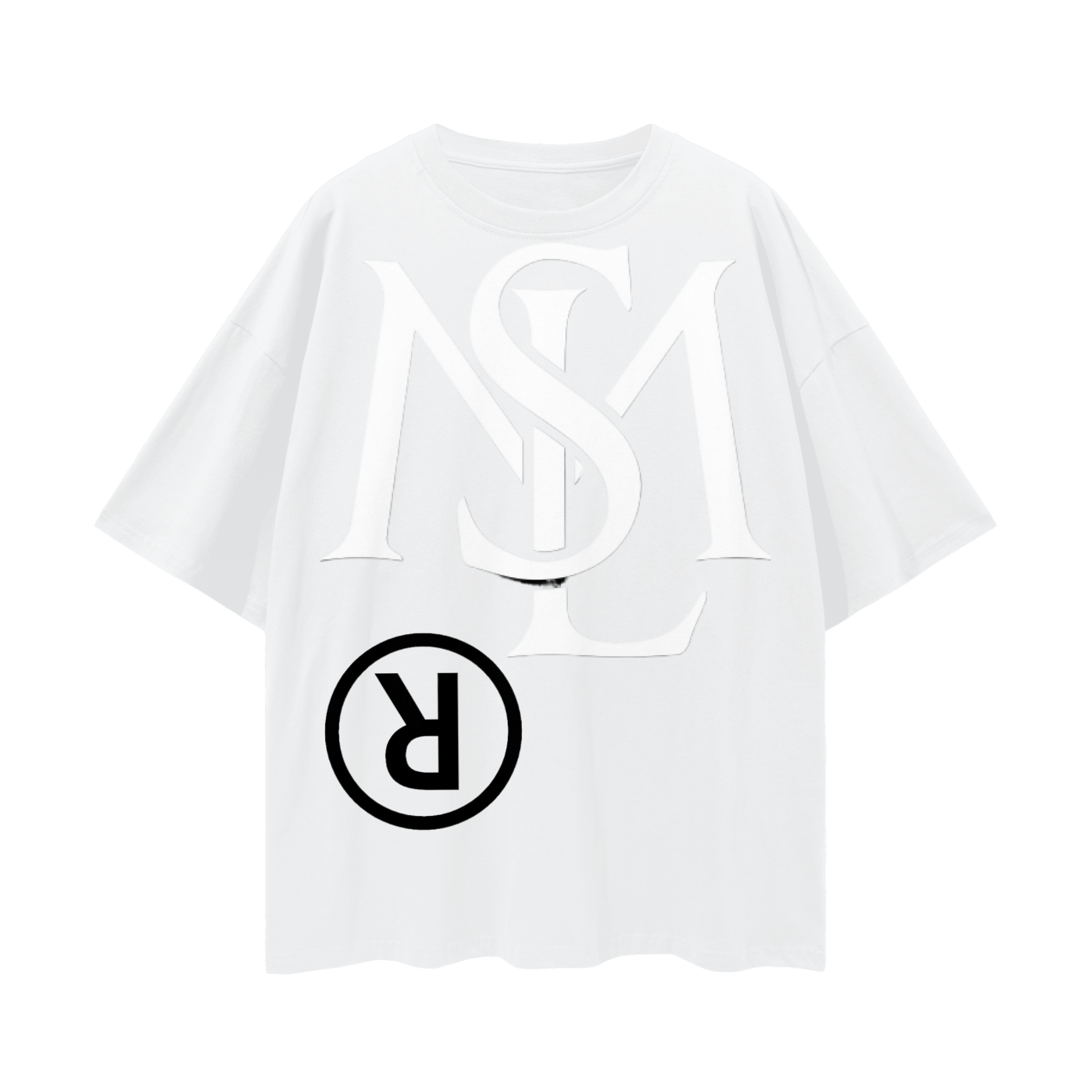 SML®️🐐 Oversize Deep Drop Shoulder Tee - 190 GSM