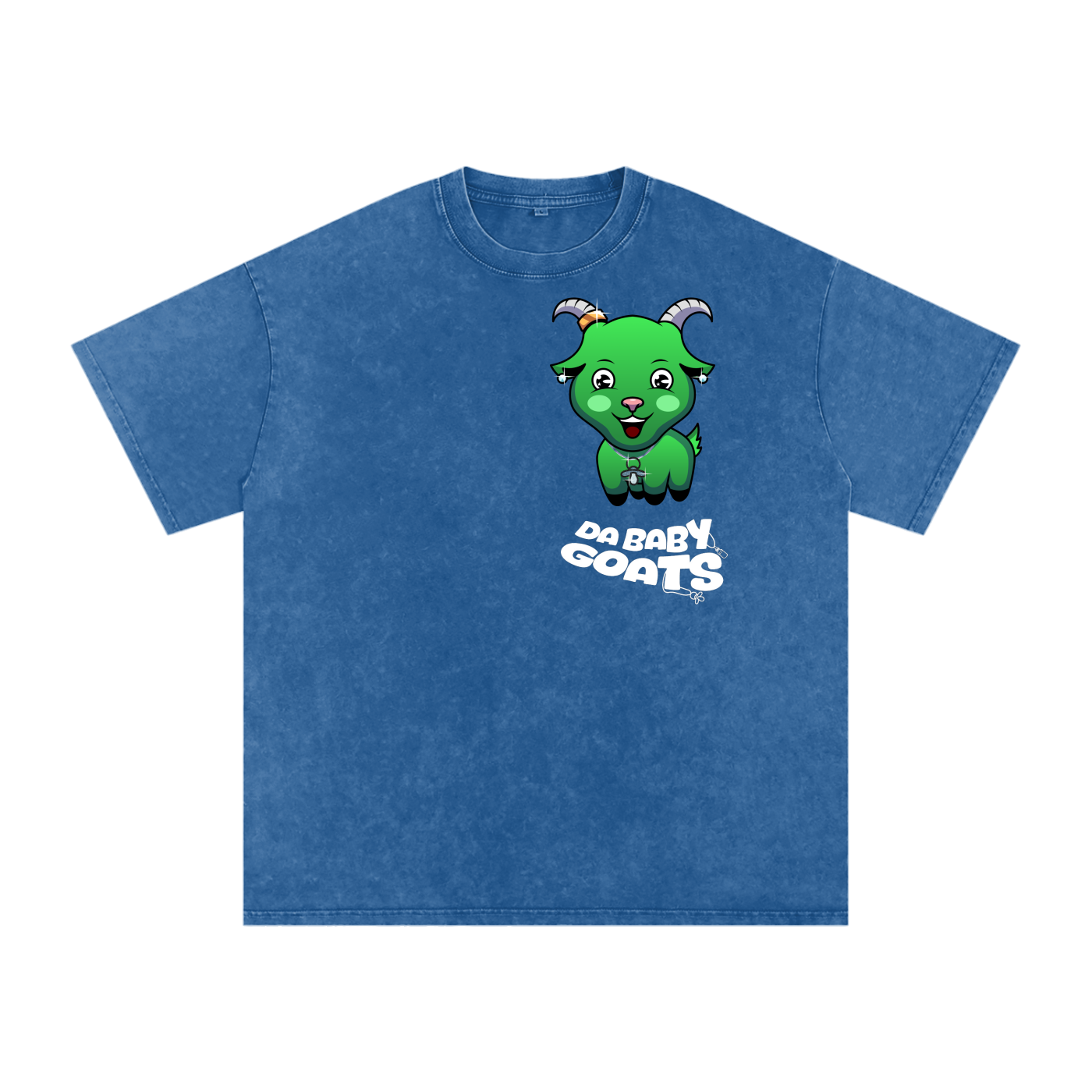 DA BABY GOATS®️🐐 Adult Acid Wash Oversize T-Shirt - 250 GSM