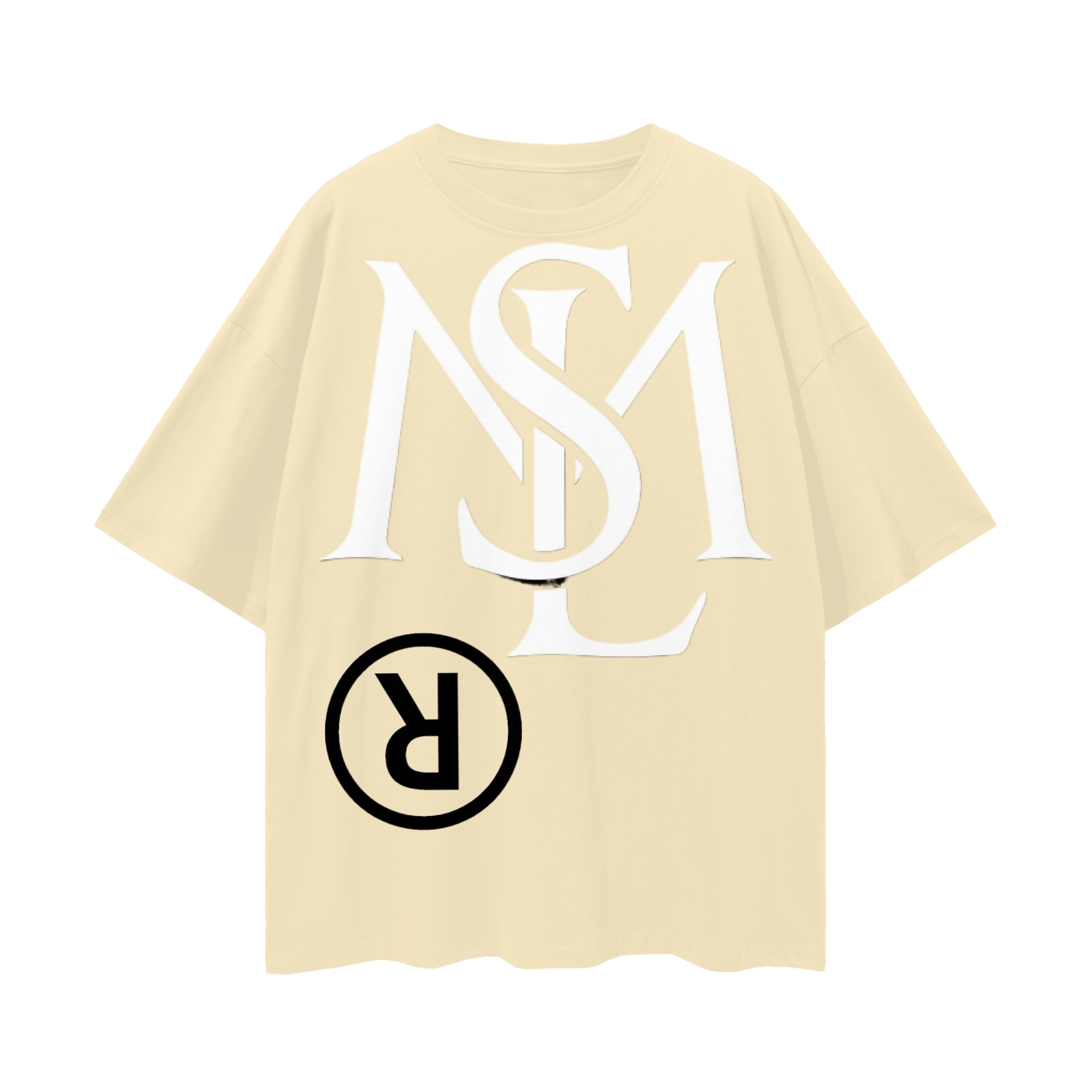 SML®️🐐 Oversize Deep Drop Shoulder Tee - 190 GSM