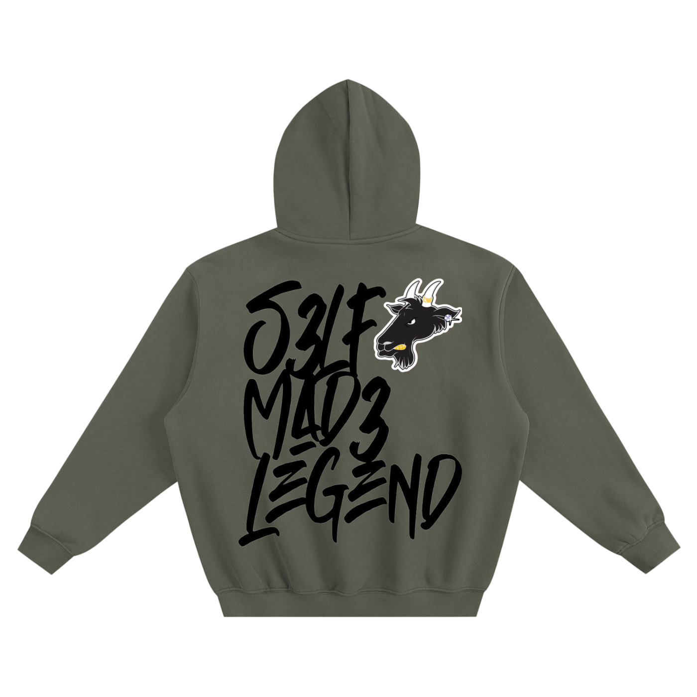 SML®️🐐Fleeced Boxy Hoodie