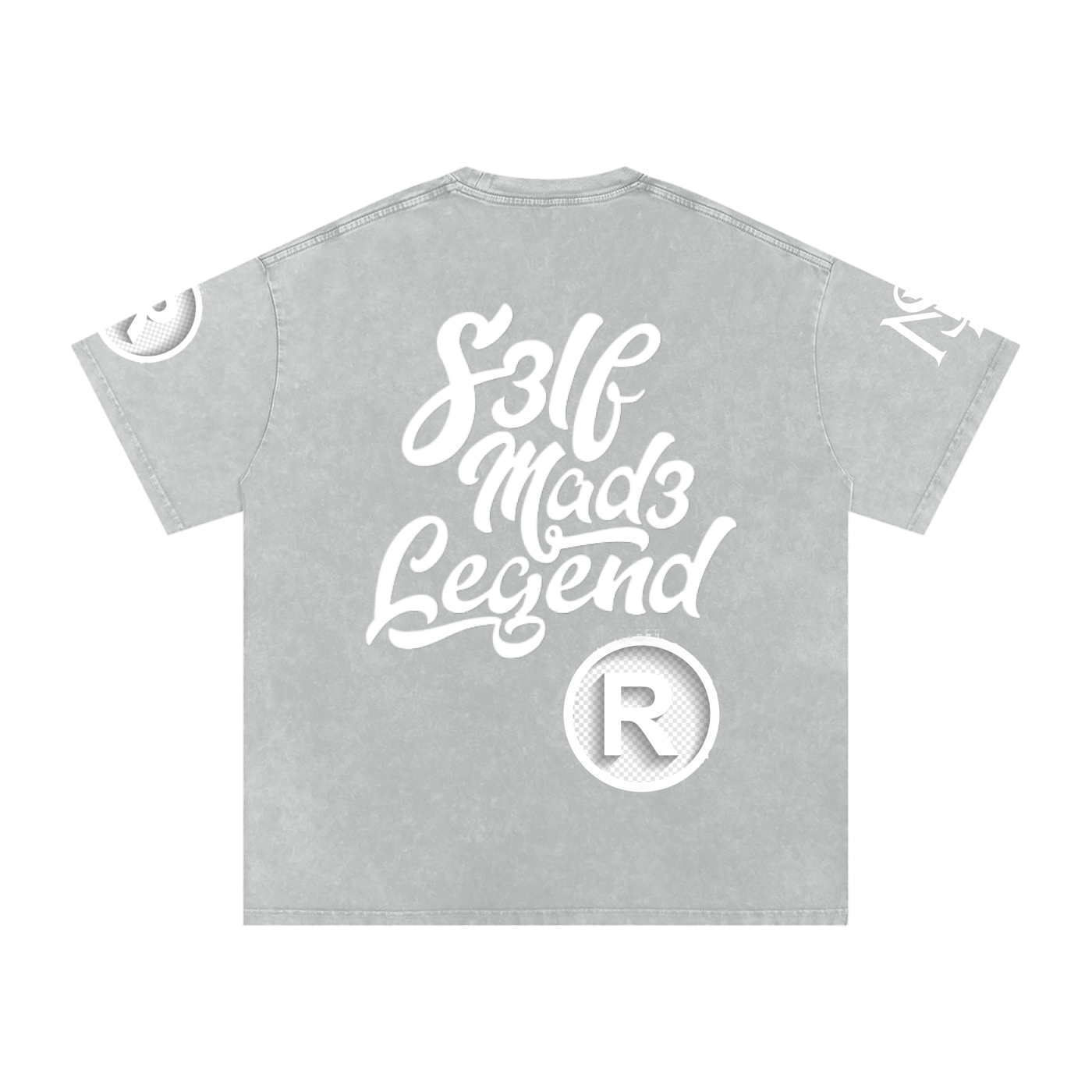 SML®️🐐Snow Washed Oversized Cotton T-Shirt