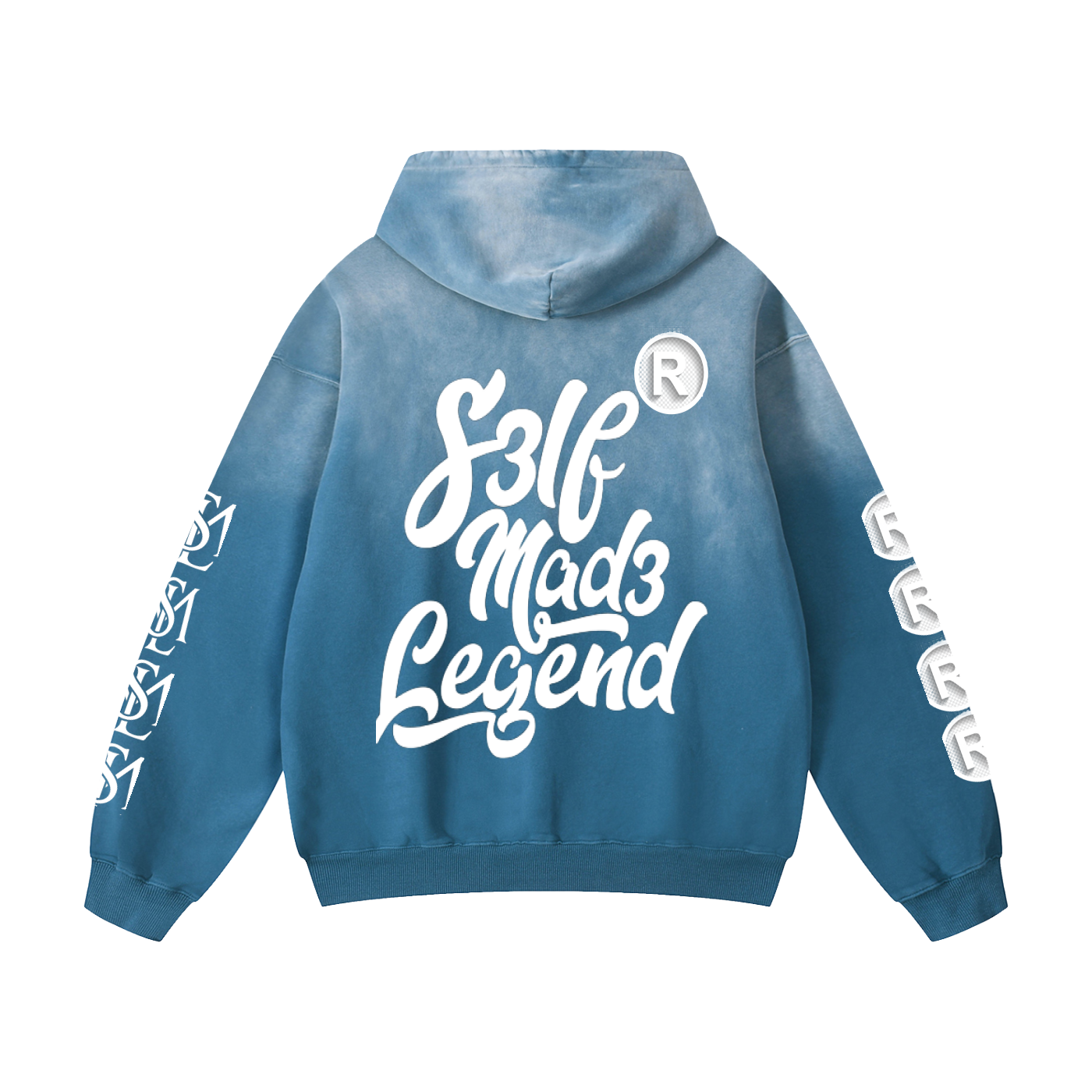 SML®️🐐Heavyweight Sunfade Oversized Hoodie