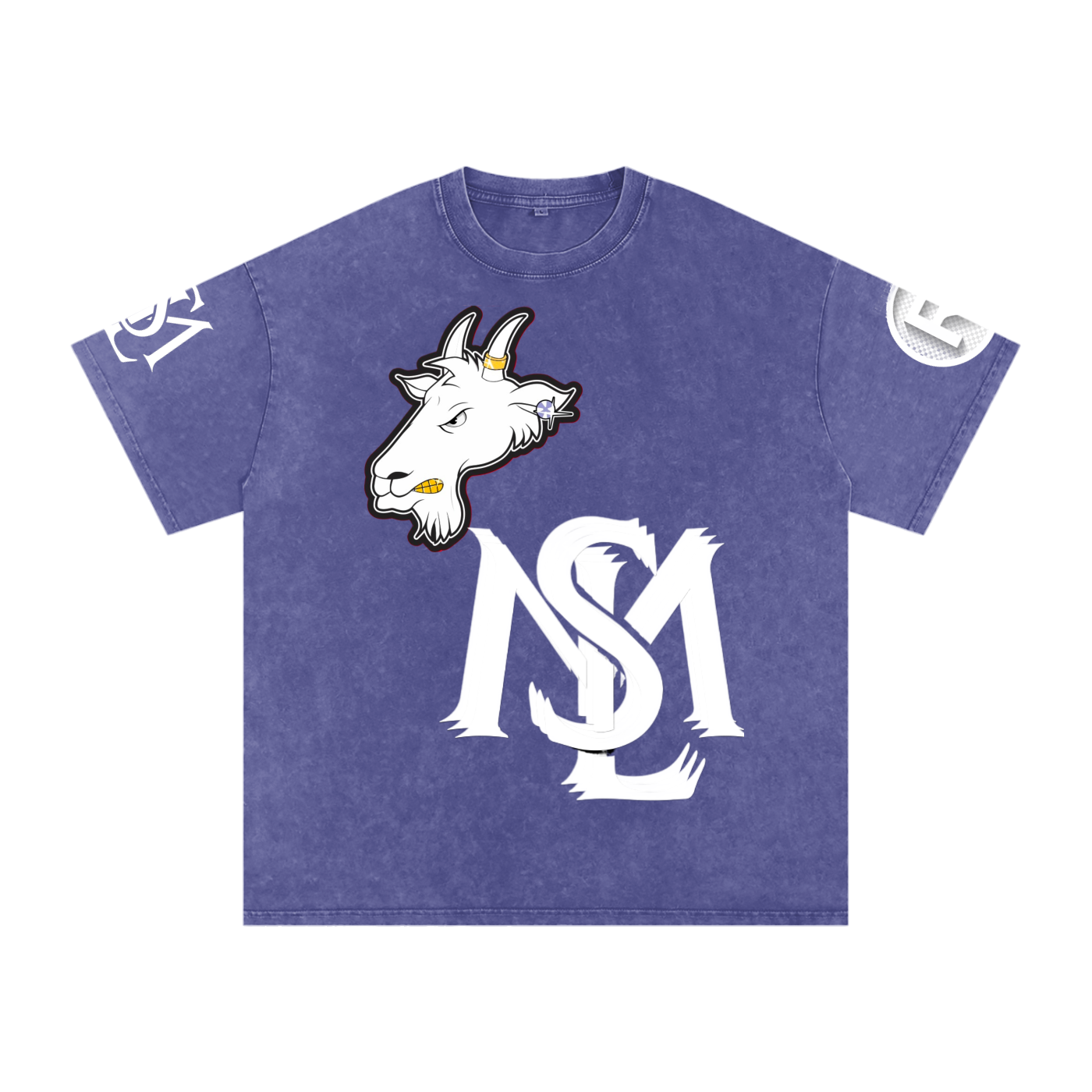 SML®️🐐Snow Washed Oversized Cotton T-Shirt
