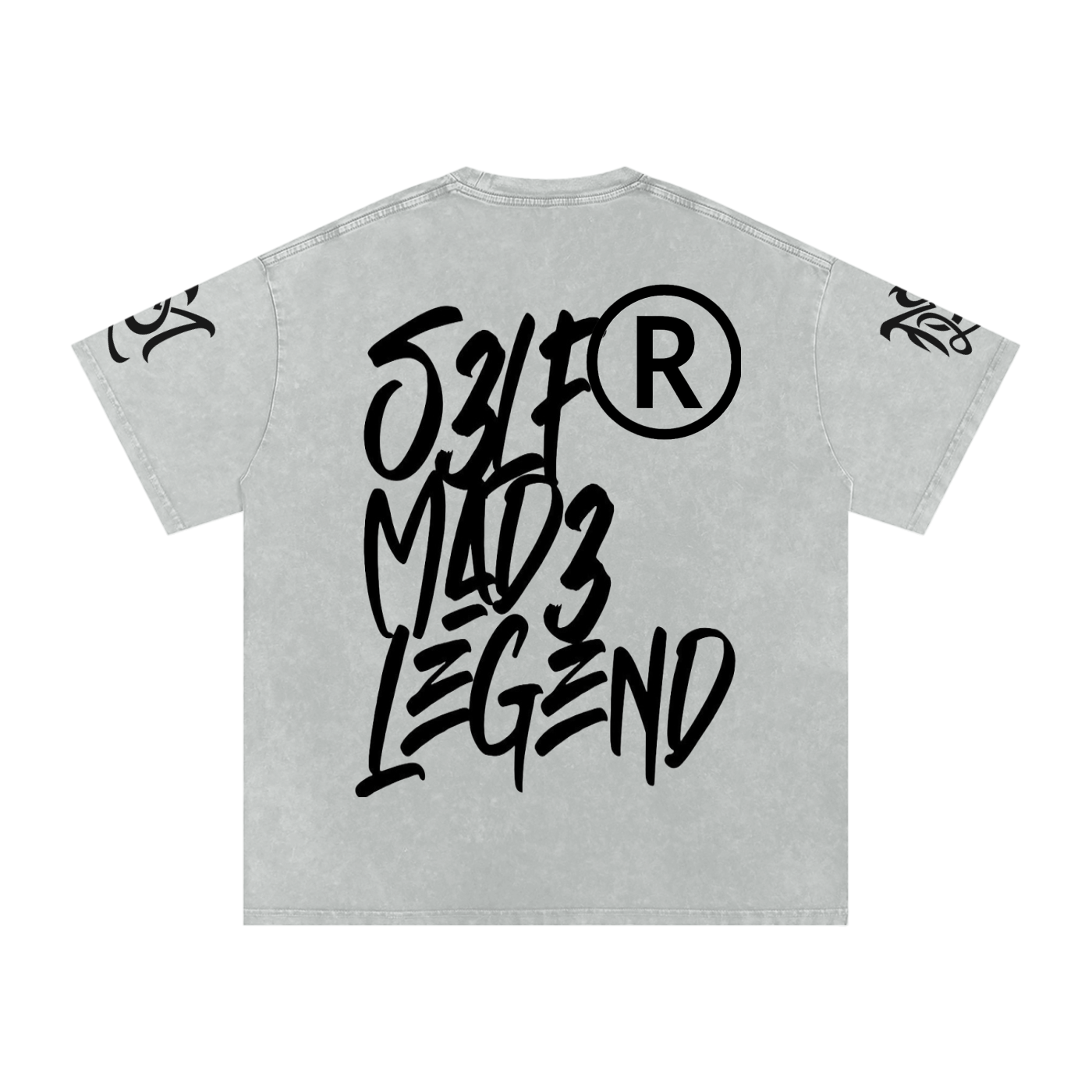 SML®️🐐Snow Washed Oversized Cotton T-Shirt