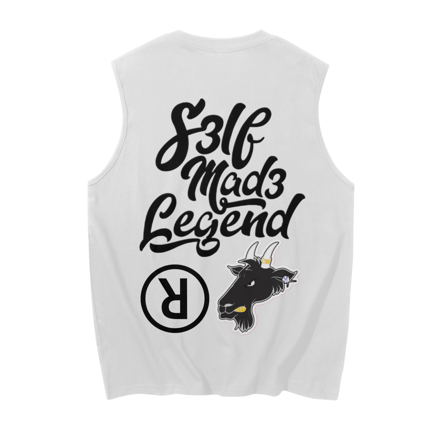 SML®️🐐 Sleeveless Tank Top - 230 GSM