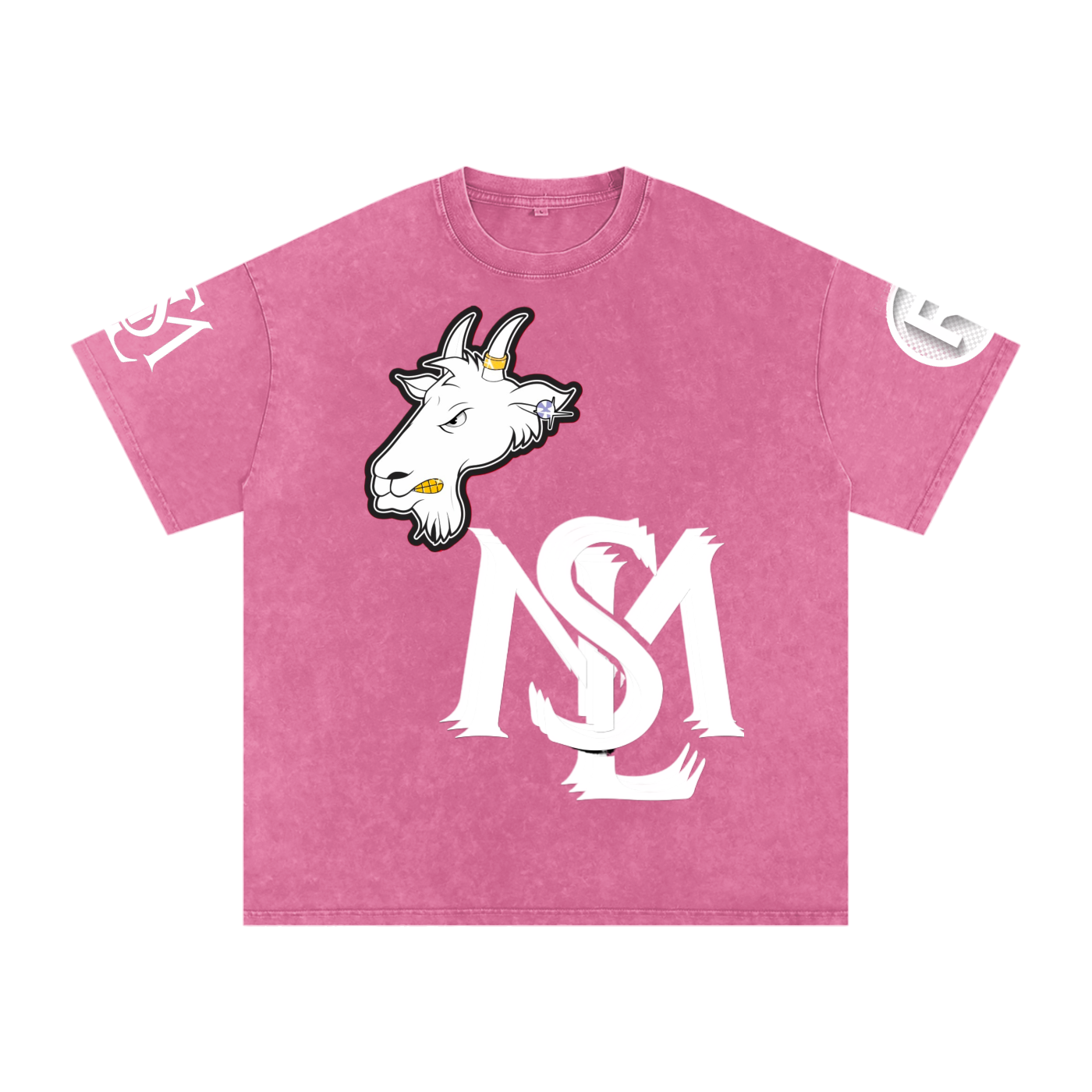 SML®️🐐Snow Washed Oversized Cotton T-Shirt