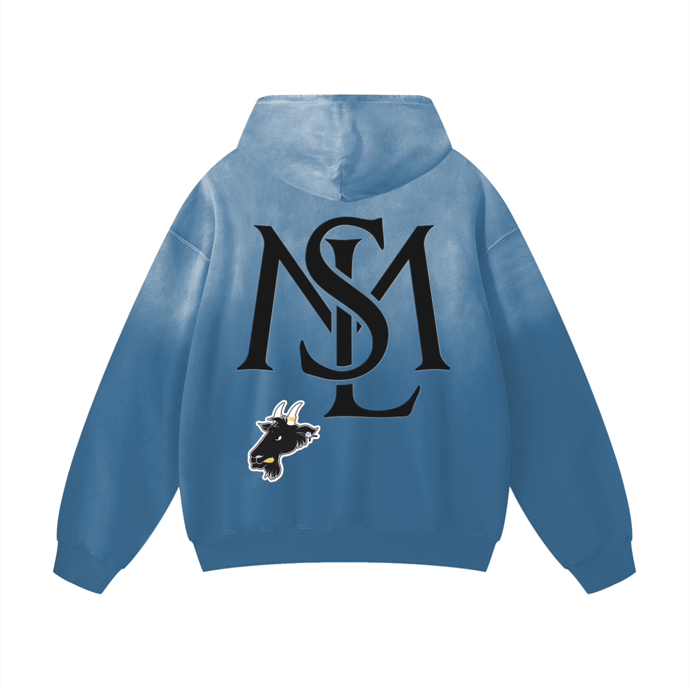 SML-Heavyweight Sunfade Oversized Hoodie