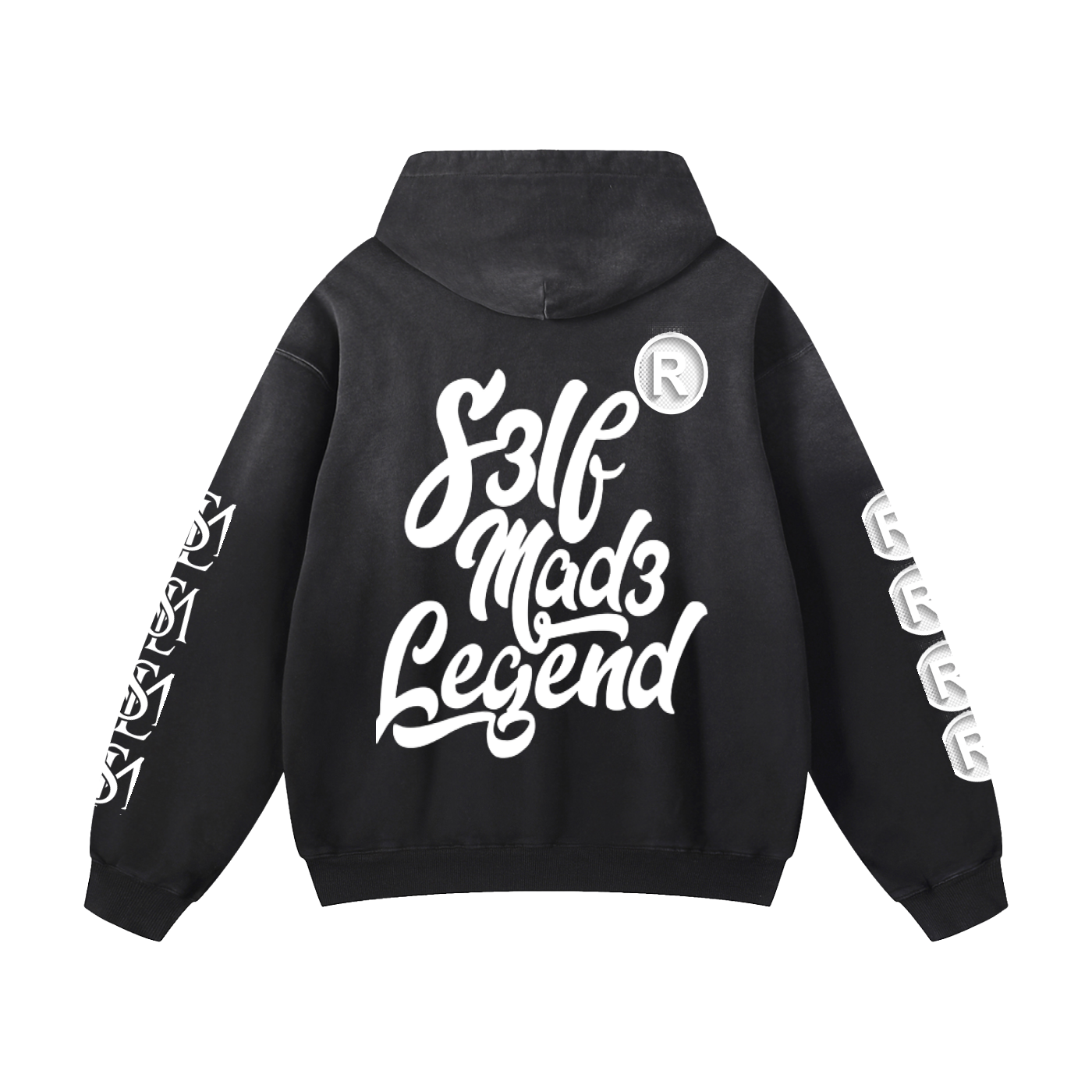 SML®️🐐Heavyweight Sunfade Oversized Hoodie