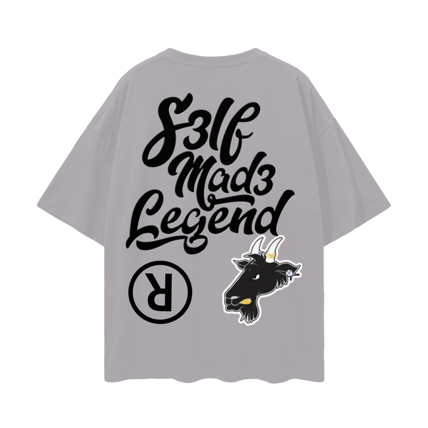 SML®️🐐 Oversize Deep Drop Shoulder Tee - 190 GSM