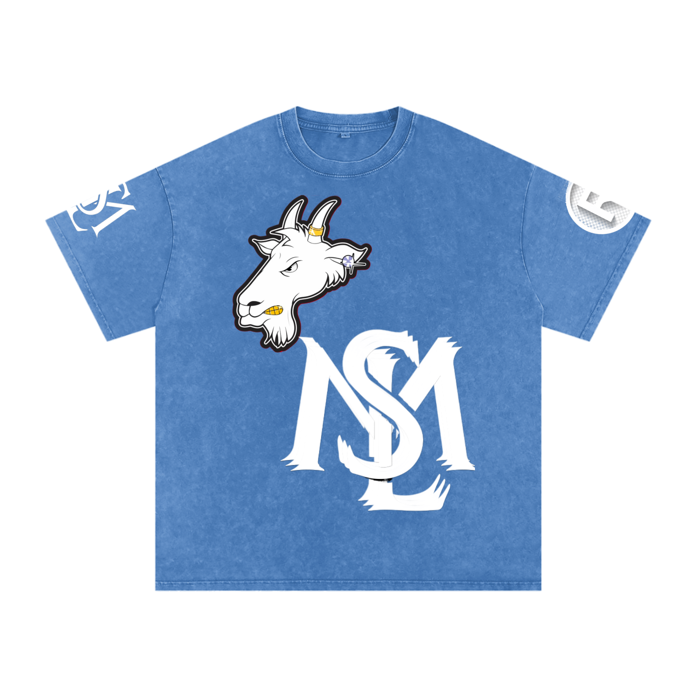 SML®️🐐Snow Washed Oversized Cotton T-Shirt