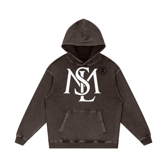 SML®️🐐Snow Washed Loose Cotton Hoodie