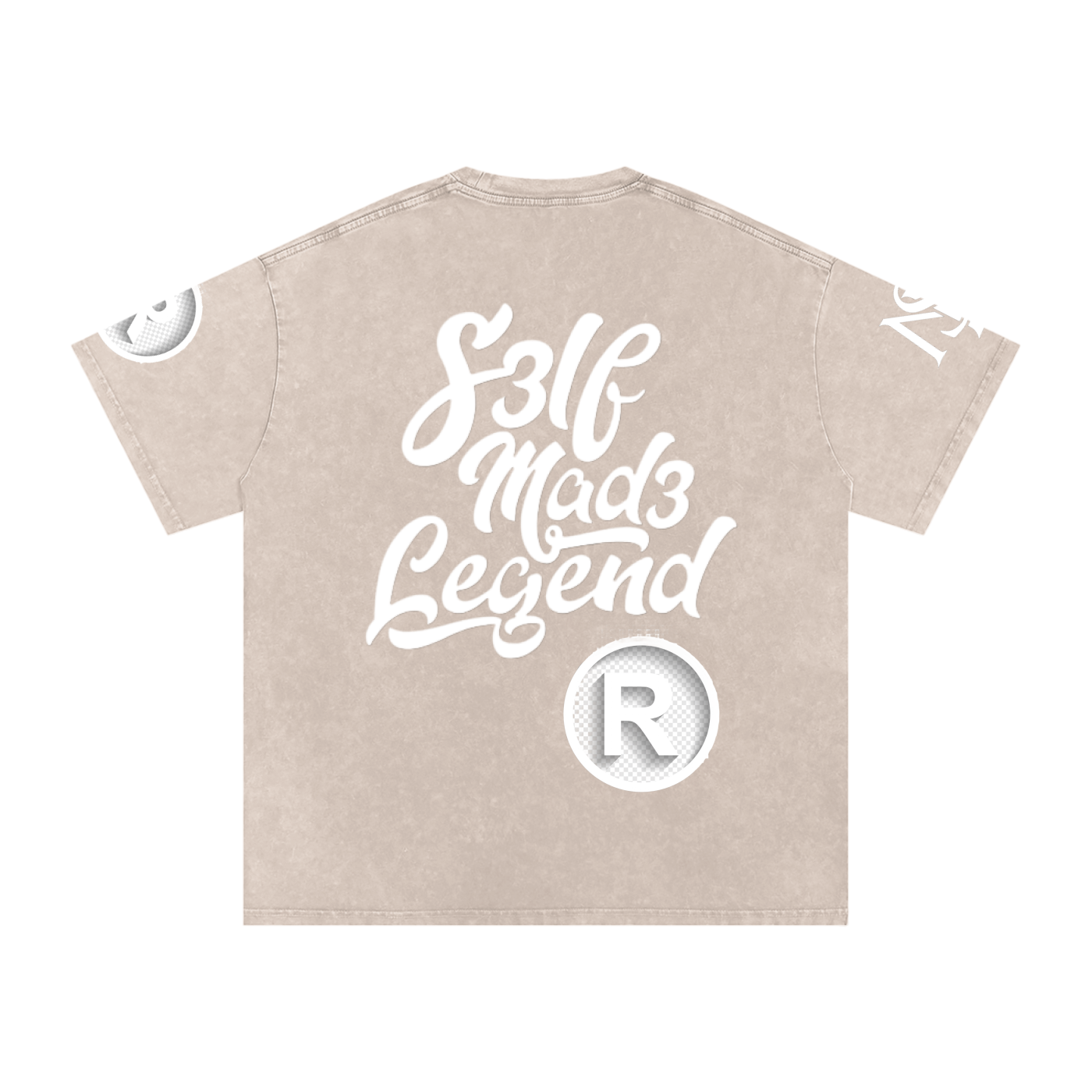 SML®️🐐Snow Washed Oversized Cotton T-Shirt