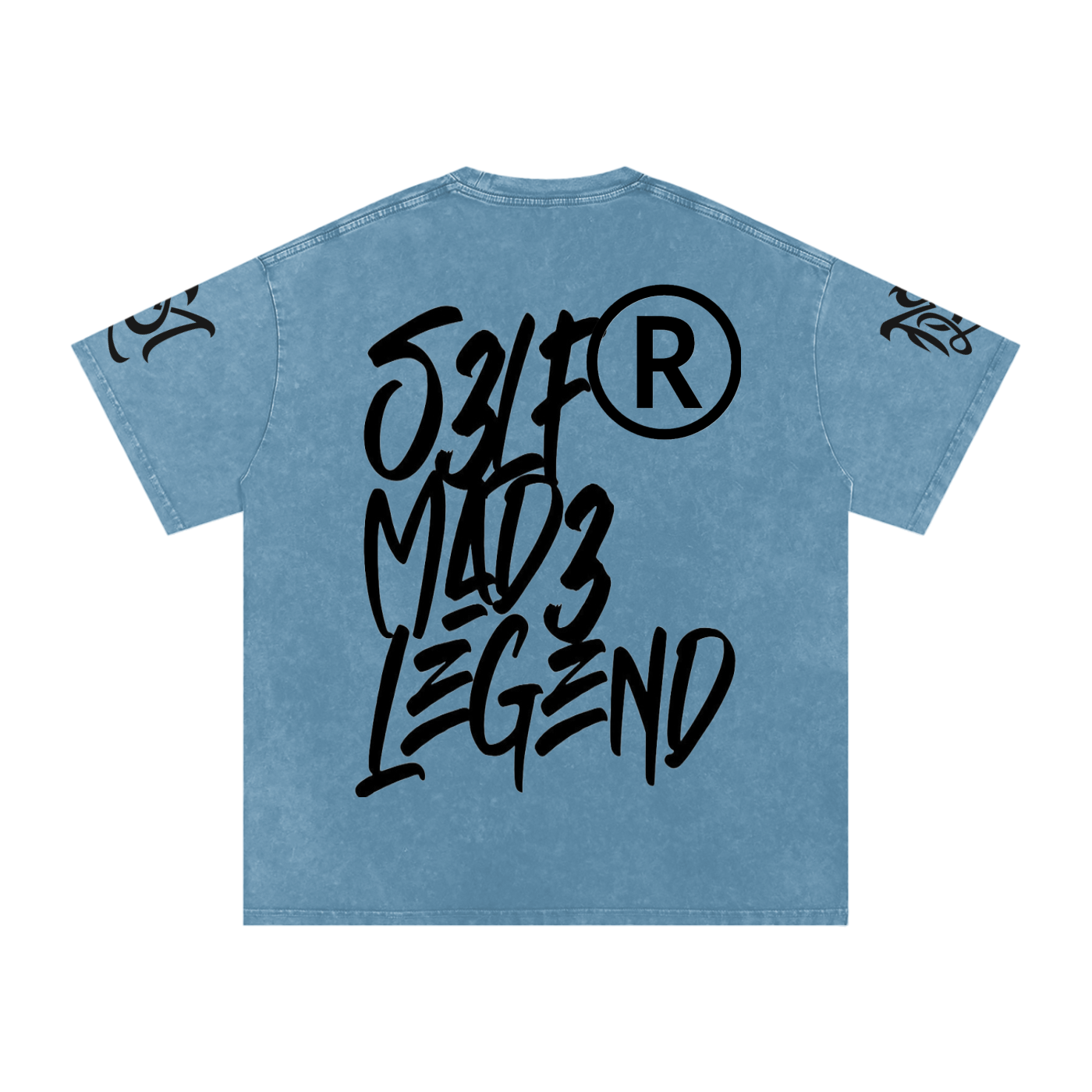 SML®️🐐Snow Washed Oversized Cotton T-Shirt
