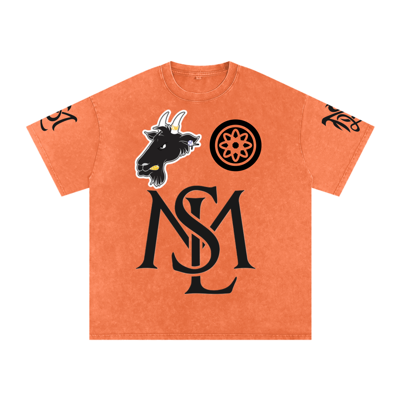 SML®️🐐Snow Washed Oversized Cotton T-Shirt