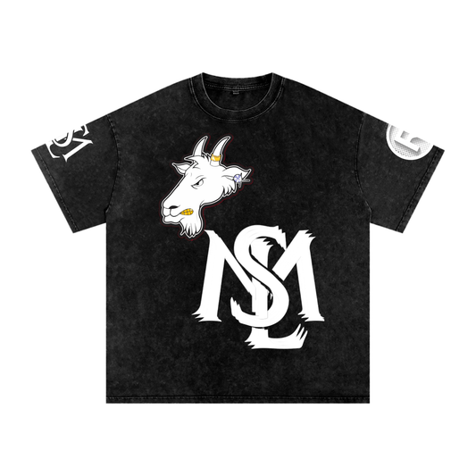 SML®️🐐Snow Washed Oversized Cotton T-Shirt