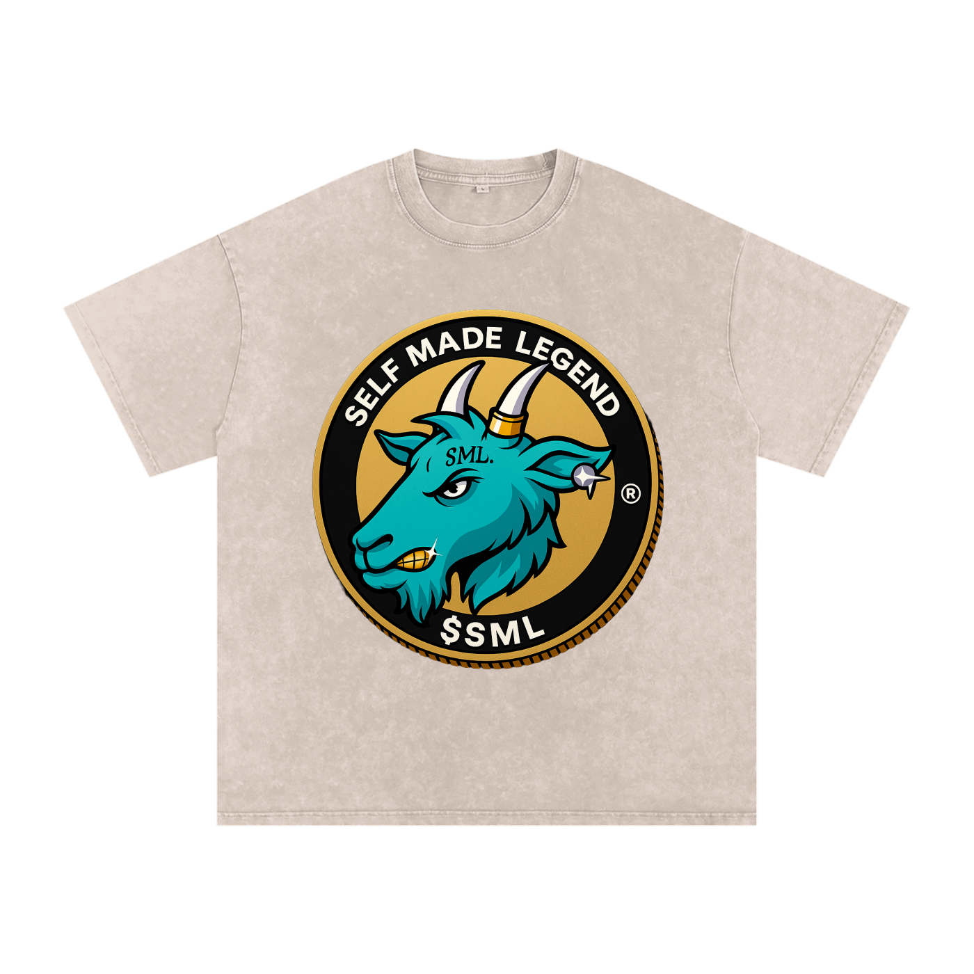 Acid Wash Oversize T-Shirt - 250 GSM