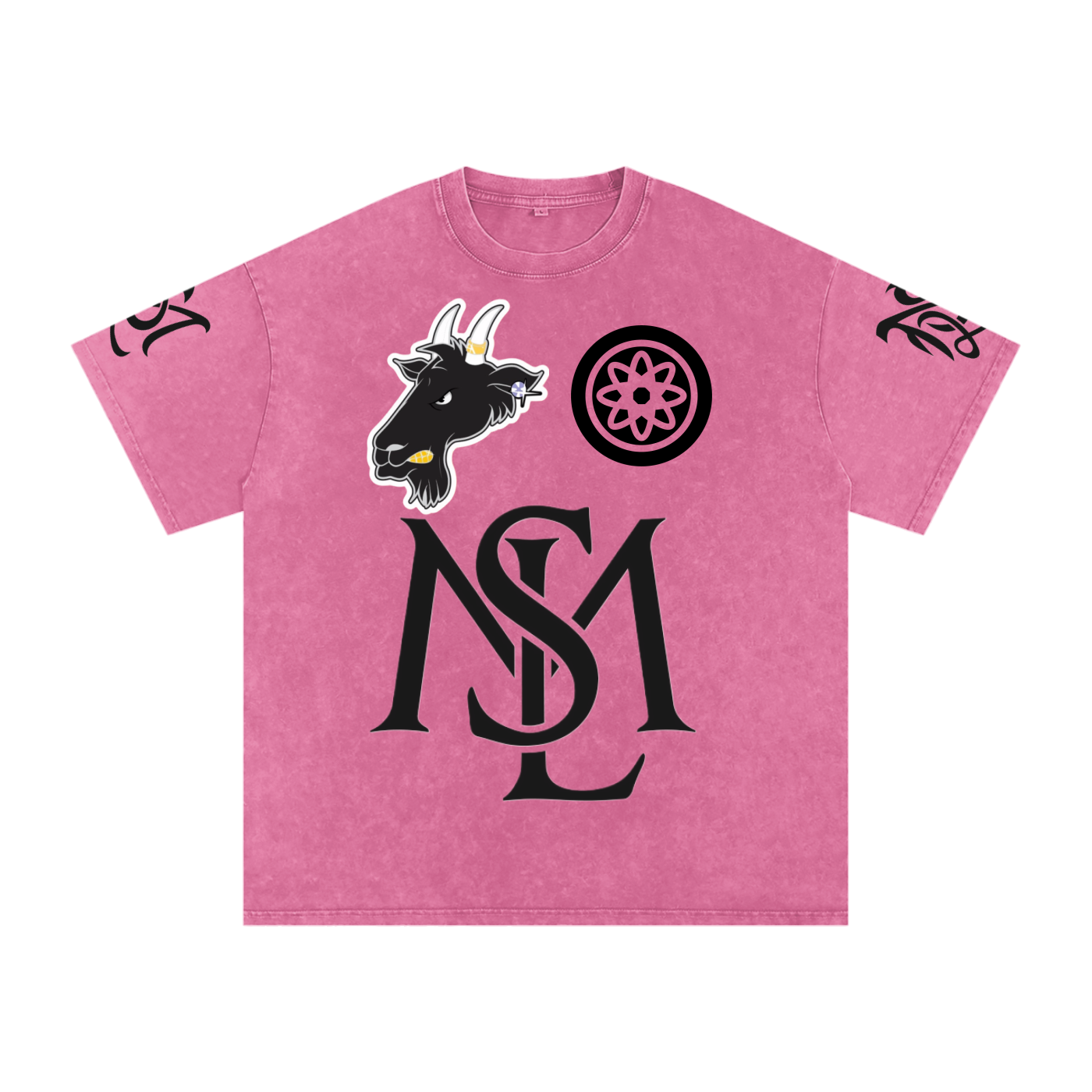 SML®️🐐Snow Washed Oversized Cotton T-Shirt