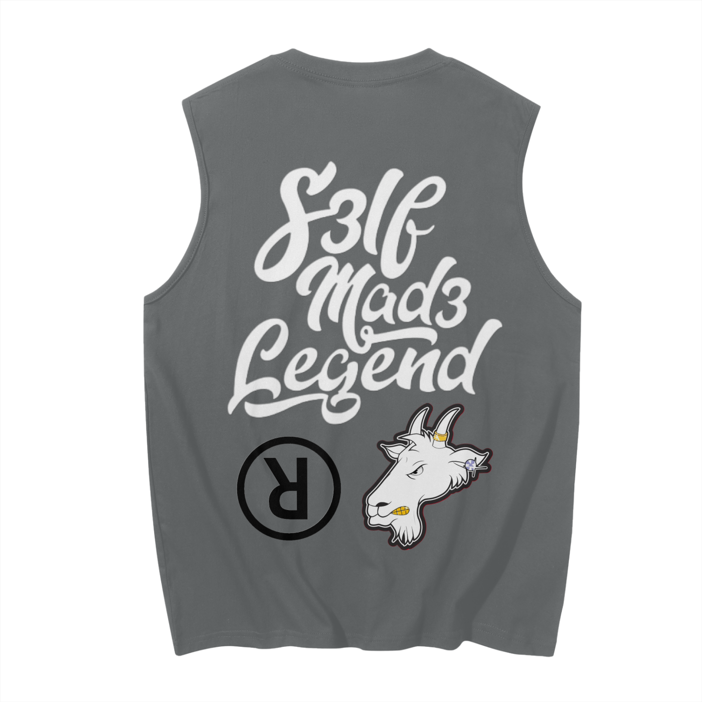 SML®️🐐 Sleeveless Tank Top - 230 GSM