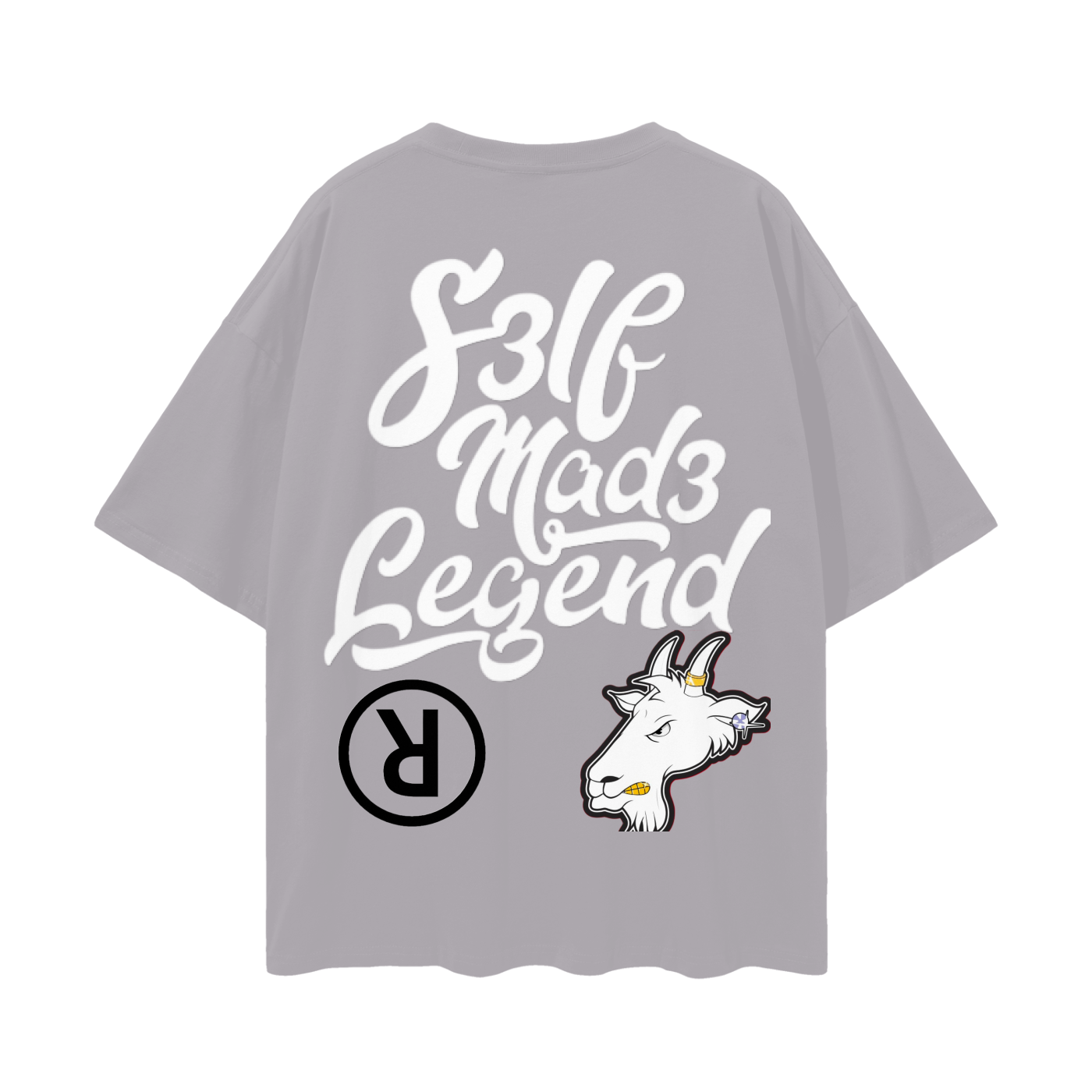 SML®️🐐 Oversize Deep Drop Shoulder Tee - 190 GSM