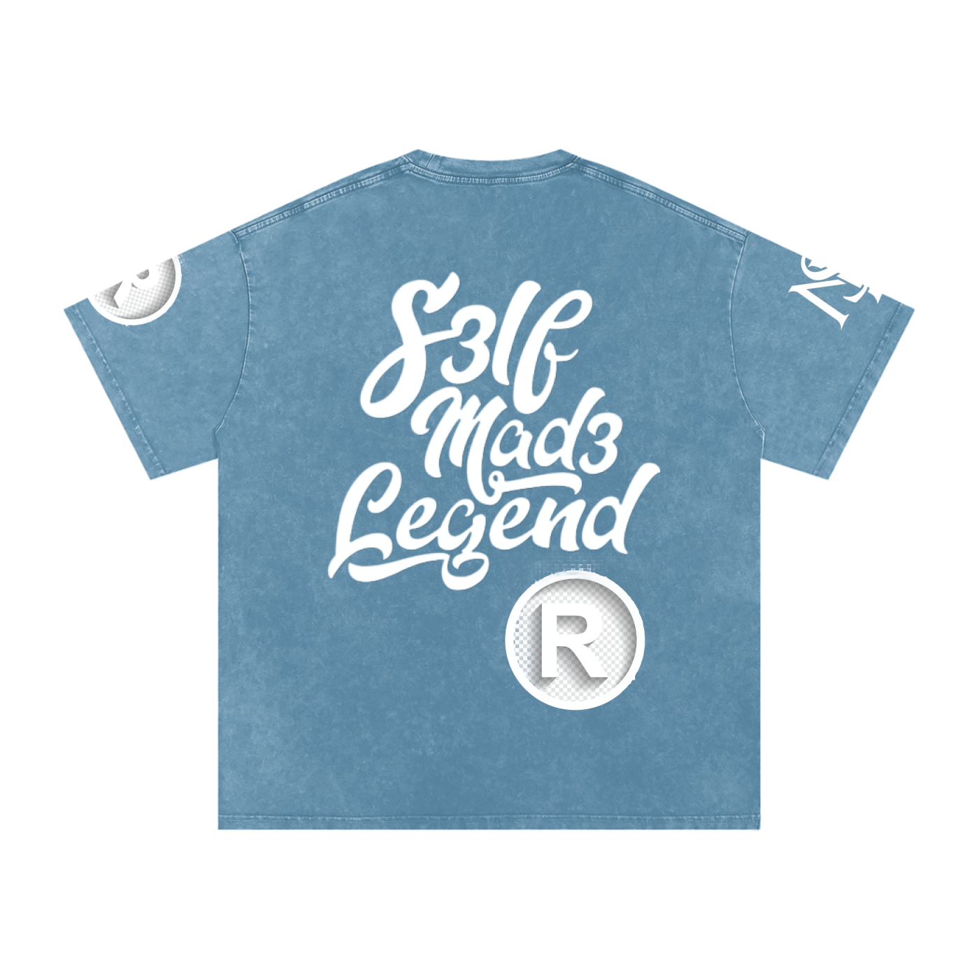 SML®️🐐Snow Washed Oversized Cotton T-Shirt