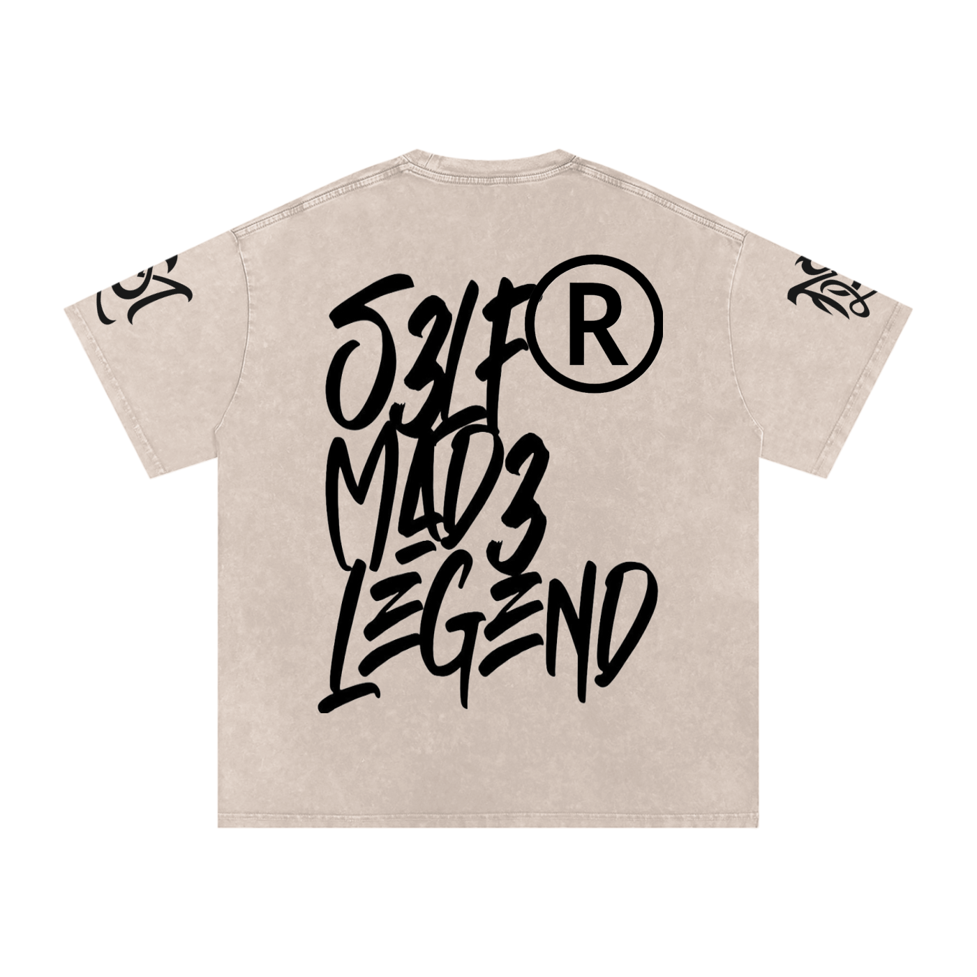 SML®️🐐Snow Washed Oversized Cotton T-Shirt
