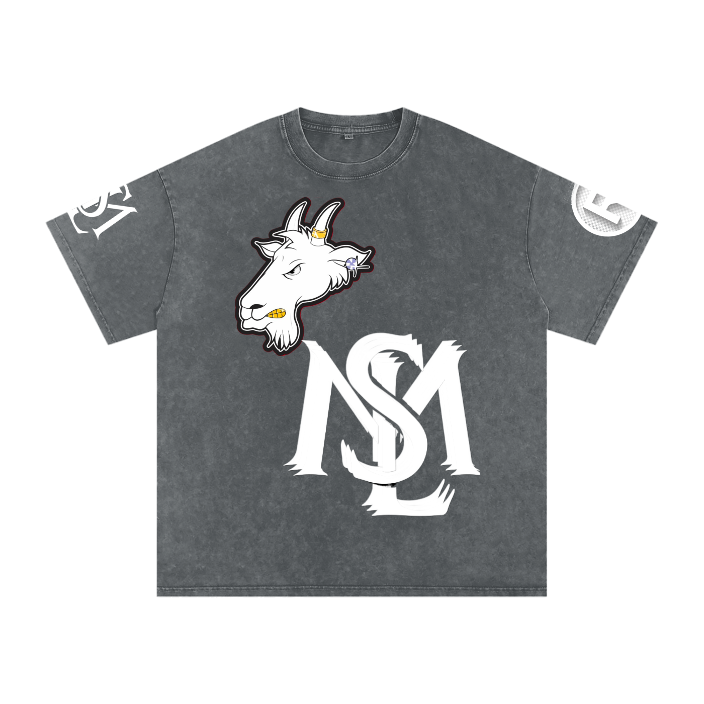 SML®️🐐Snow Washed Oversized Cotton T-Shirt
